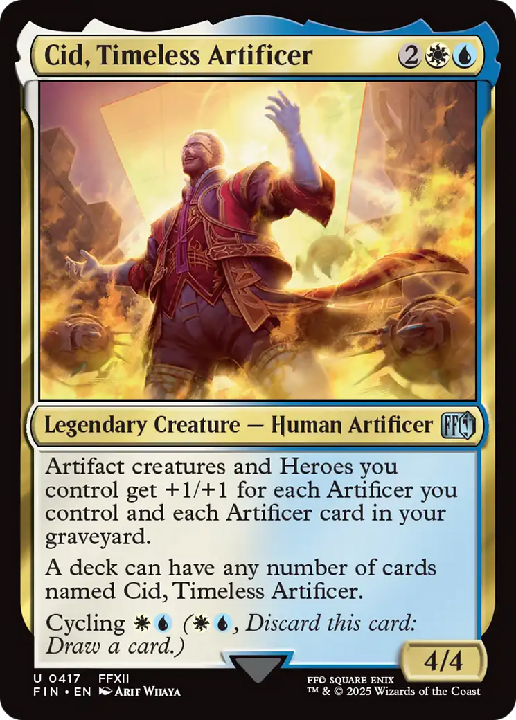 Cid, Timeless Artificer (0417) [FINAL FANTASY] | Exor Games New Glasgow