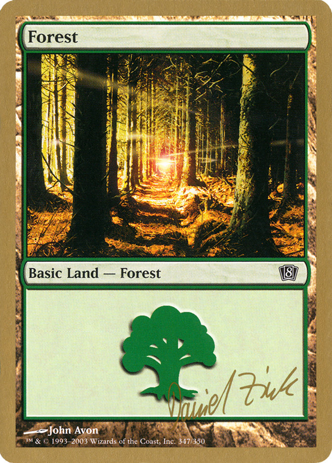 Forest (dz347) (Daniel Zink) [World Championship Decks 2003] | Exor Games New Glasgow