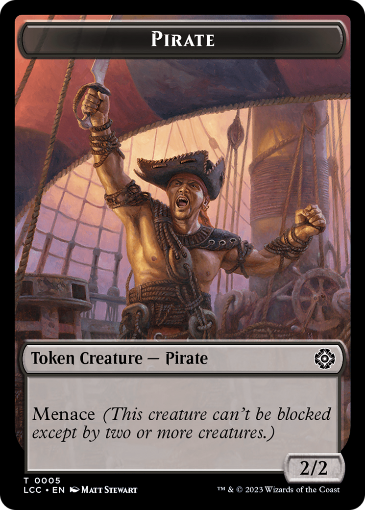 City's Blessing // Pirate (0005) Double-Sided Token [The Lost Caverns of Ixalan Commander Tokens] | Exor Games New Glasgow