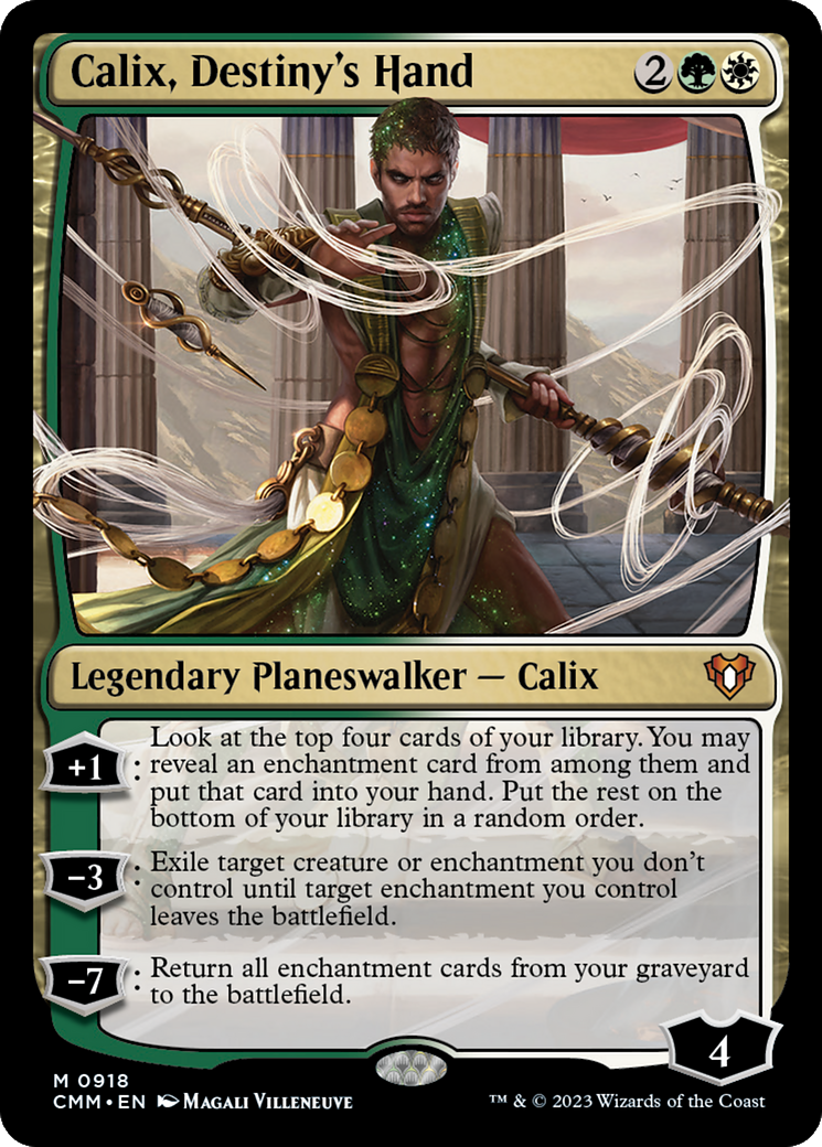 Calix, Destiny's Hand [Commander Masters] | Exor Games New Glasgow