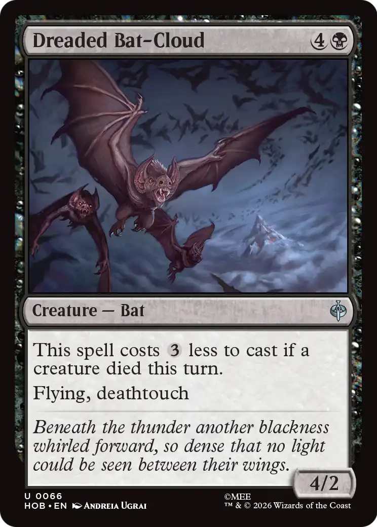 Dreaded Bat-Cloud [The Hobbit] | Exor Games New Glasgow