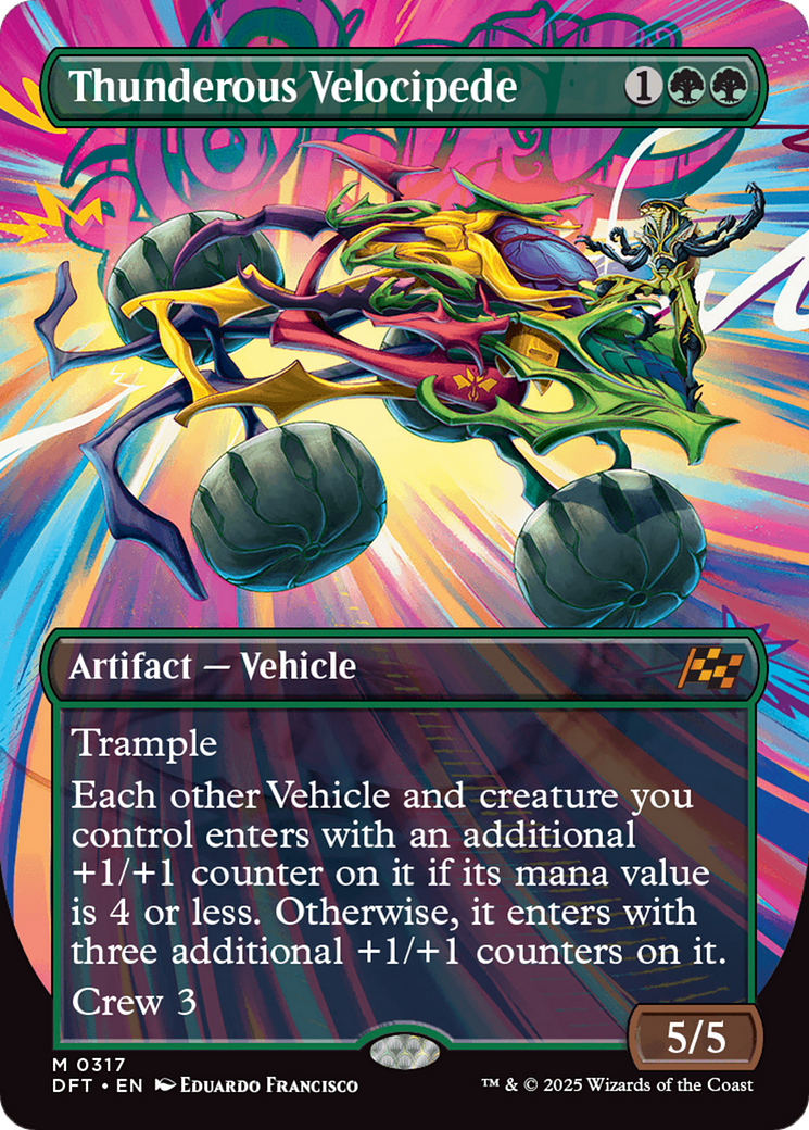 Thunderous Velocipede (Borderless) [Aetherdrift] | Exor Games New Glasgow