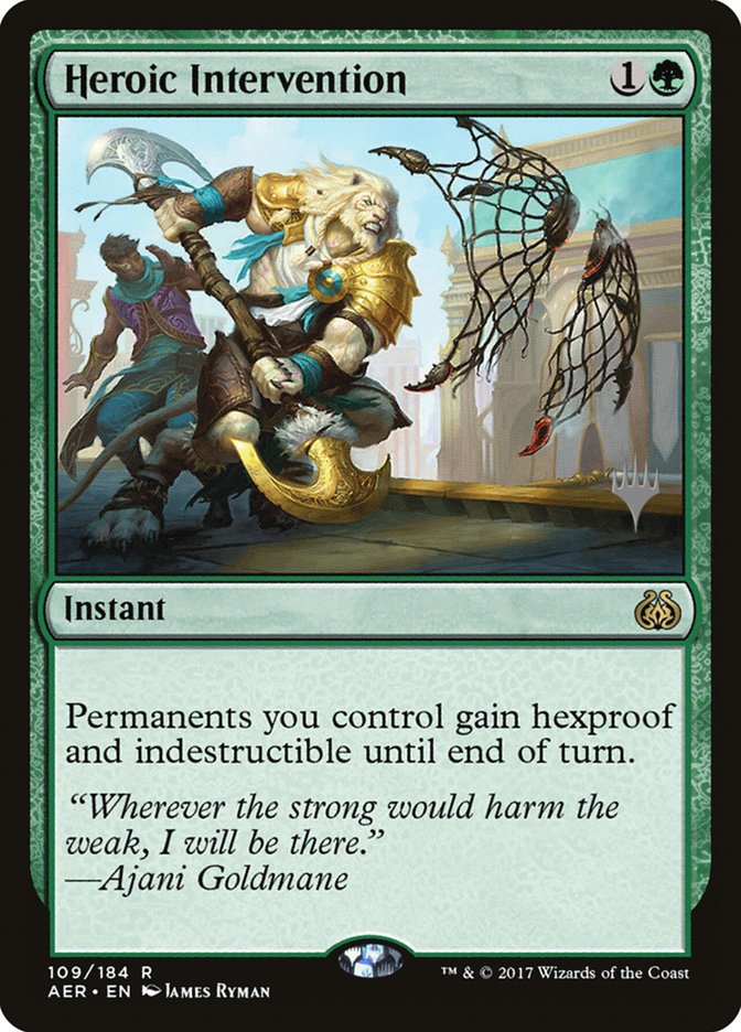 Heroic Intervention (Promo Pack) [Aether Revolt Promos] | Exor Games New Glasgow