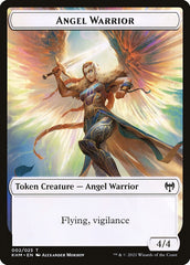 Treasure // Angel Warrior Double-Sided Token [Kaldheim Tokens] | Exor Games New Glasgow