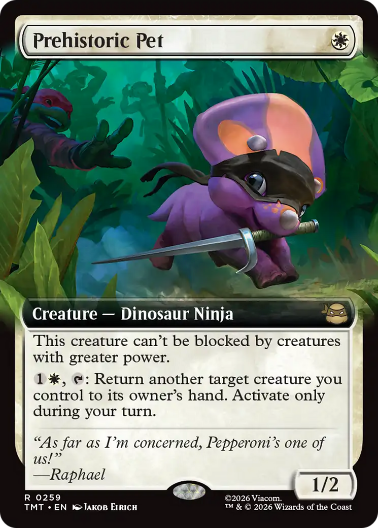 Prehistoric Pet (Extended Art) [Teenage Mutant Ninja Turtles] | Exor Games New Glasgow