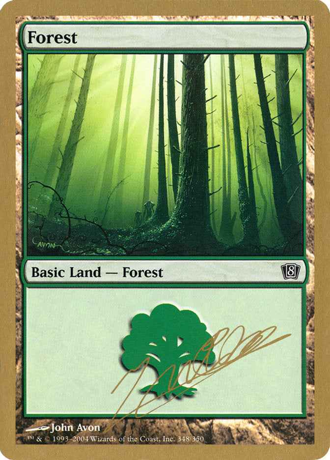 Forest (jn348) (Julien Nuijten) [World Championship Decks 2004] | Exor Games New Glasgow