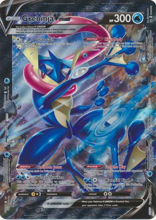 Greninja V-Union (Jumbo Card) [Sword & Shield: Black Star Promos] | Exor Games New Glasgow