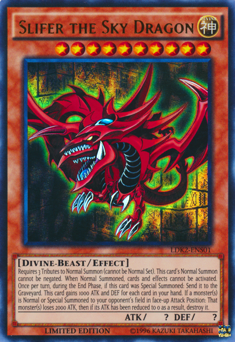 Slifer the Sky Dragon [LDK2-ENS01] Ultra Rare | Exor Games New Glasgow