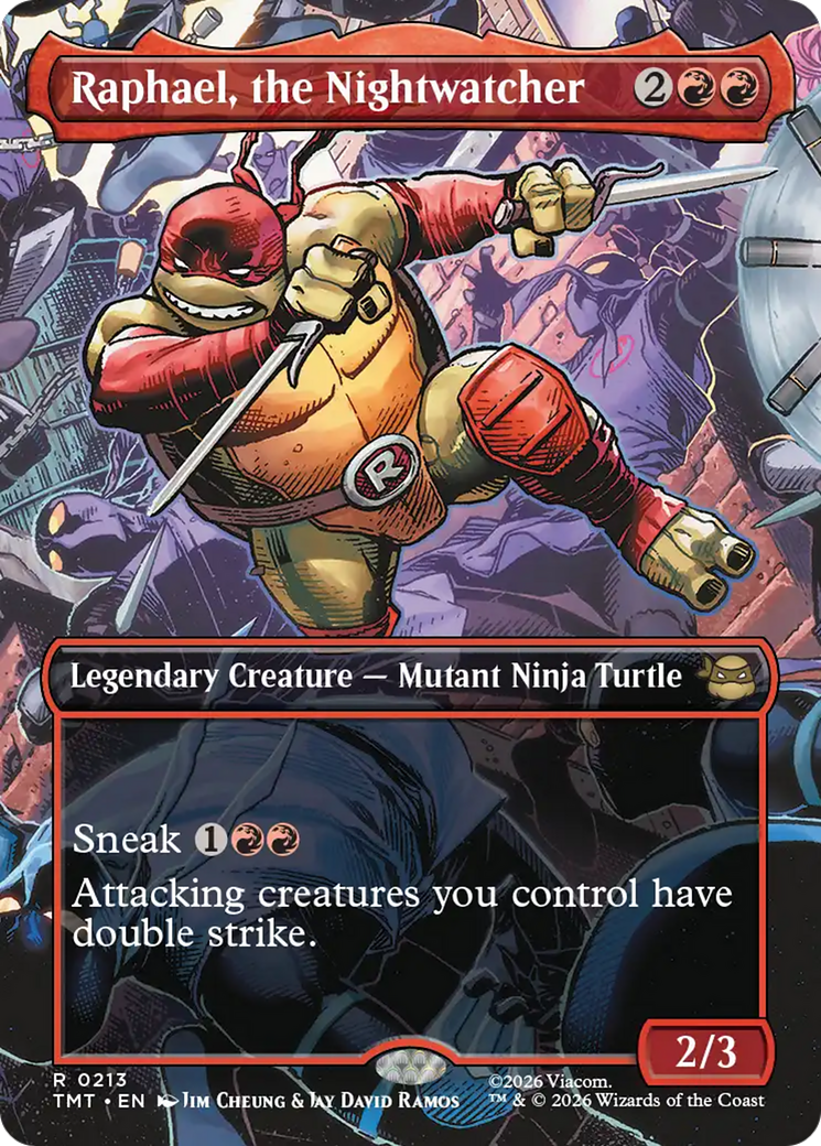 Raphael, the Nightwatcher (Borderless) [Teenage Mutant Ninja Turtles] | Exor Games New Glasgow