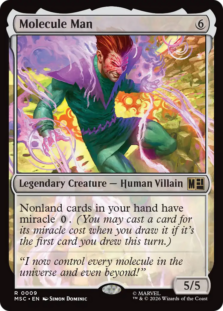 Molecule Man (Surge Foil) [Marvel Super Heroes Commander] | Exor Games New Glasgow