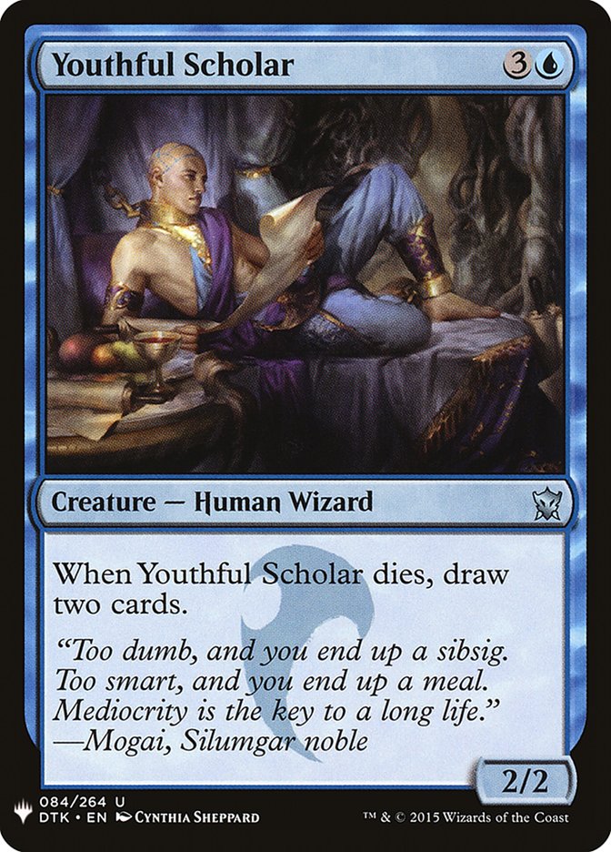 Youthful Scholar [Mystery Booster] | Exor Games New Glasgow