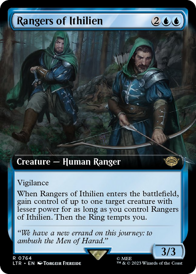 Rangers of Ithilien (Extended Art) (Surge Foil) [The Lord of the Rings: Tales of Middle-Earth] | Exor Games New Glasgow