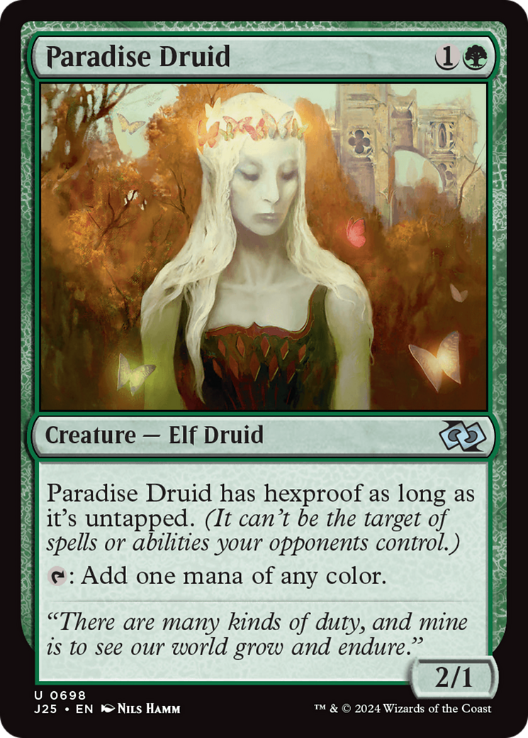 Paradise Druid [Foundations Jumpstart] | Exor Games New Glasgow