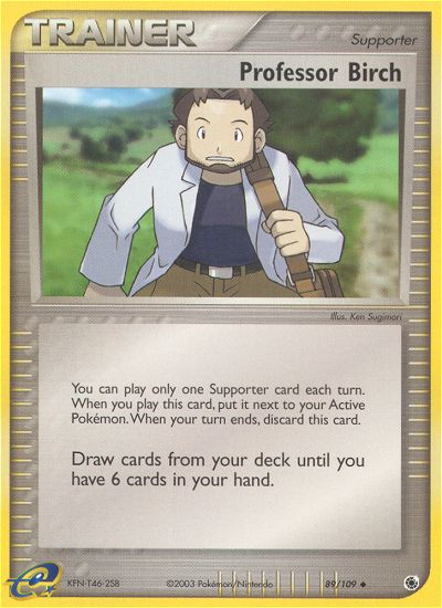 Professor Birch (89/109) [EX: Ruby & Sapphire] | Exor Games New Glasgow