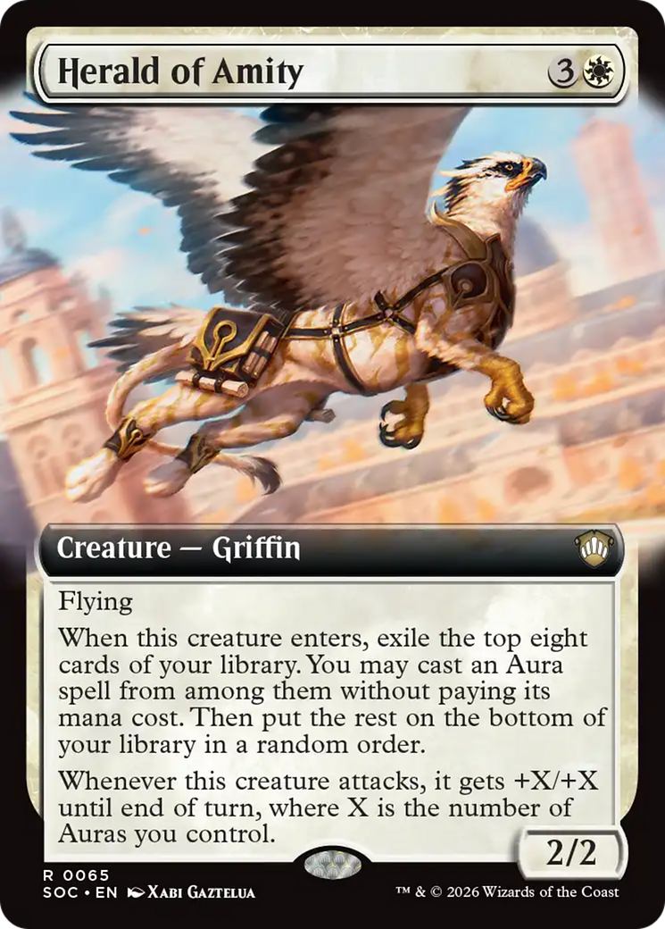 Herald of Amity (Extended Art) [Secrets of Strixhaven Commander] | Exor Games New Glasgow