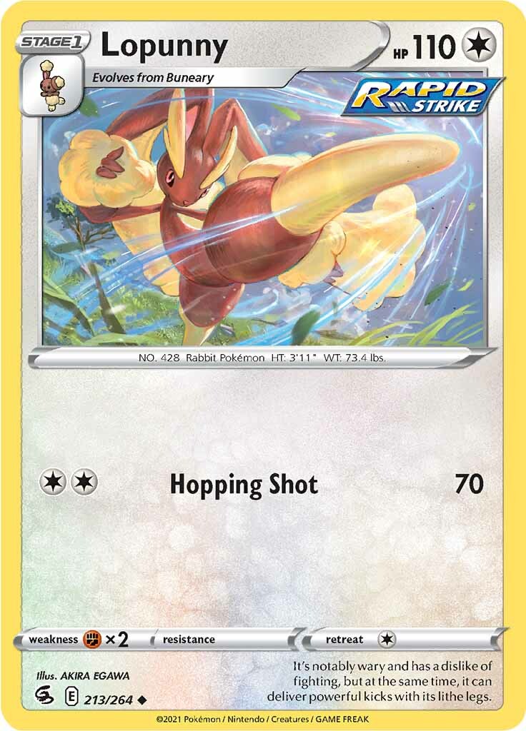 Lopunny (213/264) [Sword & Shield: Fusion Strike] | Exor Games New Glasgow