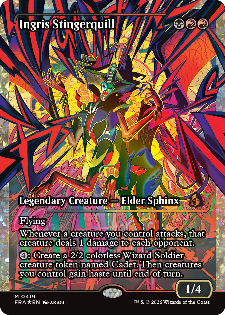 Ingris Stingerquill (Showcase) (Fracture Foil) (0419) [Reality Fracture] | Exor Games New Glasgow