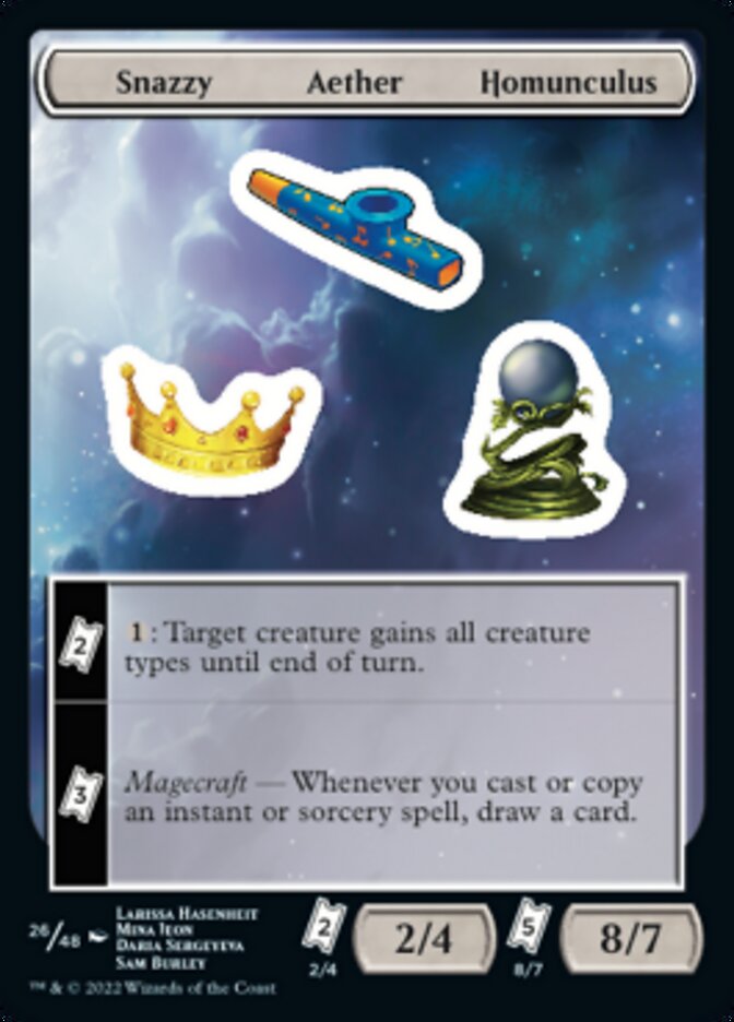 Snazzy Aether Homunculus [Unfinity Stickers] | Exor Games New Glasgow