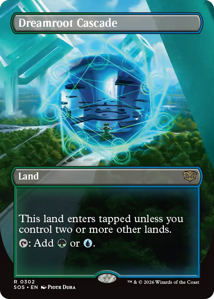 Dreamroot Cascade (Borderless) [Secrets of Strixhaven] | Exor Games New Glasgow