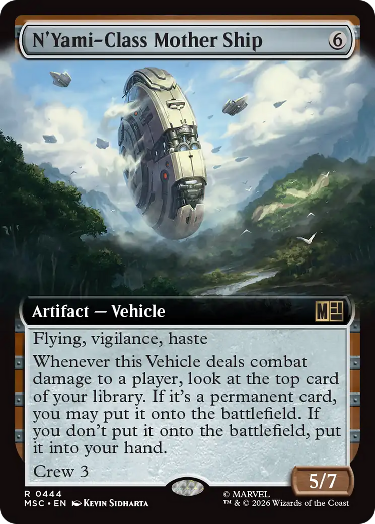 N'Yami-Class Mother Ship (Extended Art) [Marvel Super Heroes Commander] | Exor Games New Glasgow