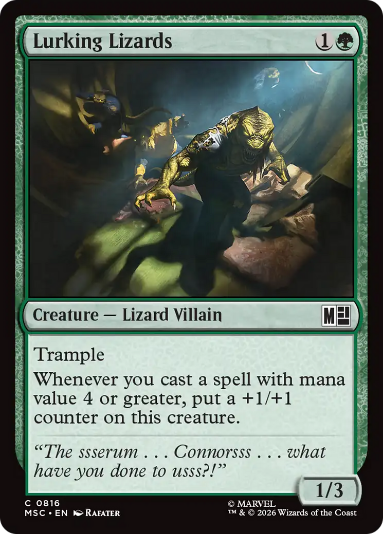 Lurking Lizards [Marvel Super Heroes Commander] | Exor Games New Glasgow
