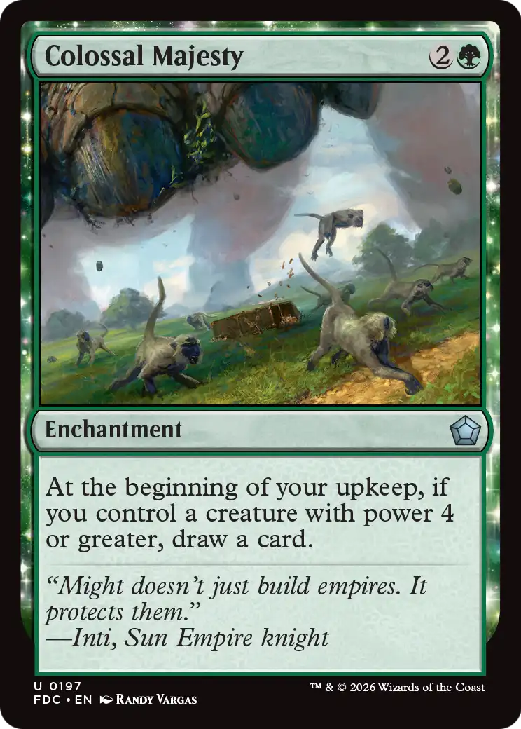 Colossal Majesty [Foundations Commander] | Exor Games New Glasgow