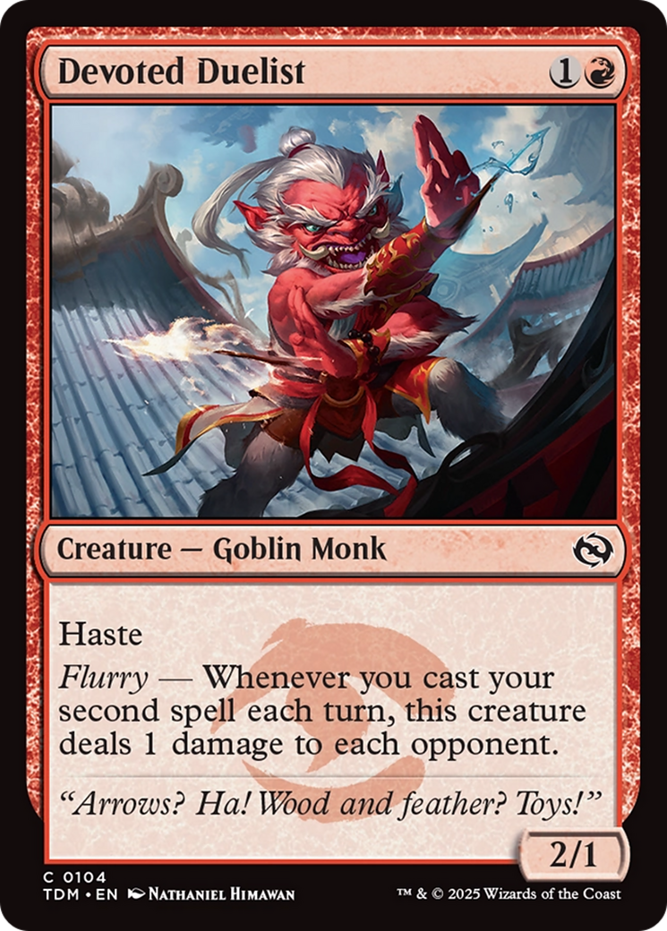 Devoted Duelist [Tarkir: Dragonstorm] | Exor Games New Glasgow