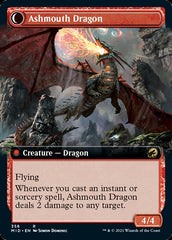 Smoldering Egg // Ashmouth Dragon (Extended Art) [Innistrad: Midnight Hunt] | Exor Games New Glasgow
