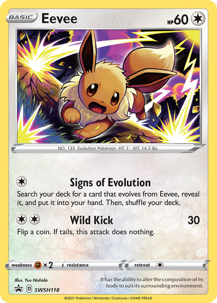 Eevee (SWSH118) [Sword & Shield: Black Star Promos] | Exor Games New Glasgow