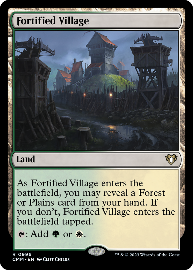 Fortified Village [Commander Masters] | Exor Games New Glasgow