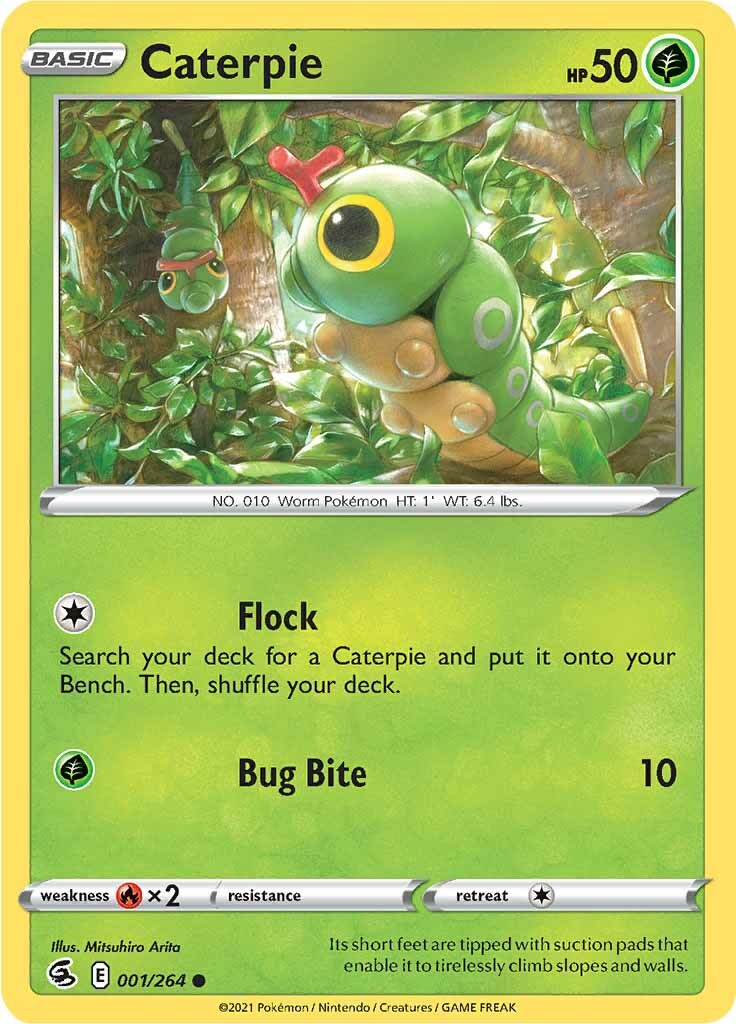 Caterpie (001/264) [Sword & Shield: Fusion Strike] | Exor Games New Glasgow