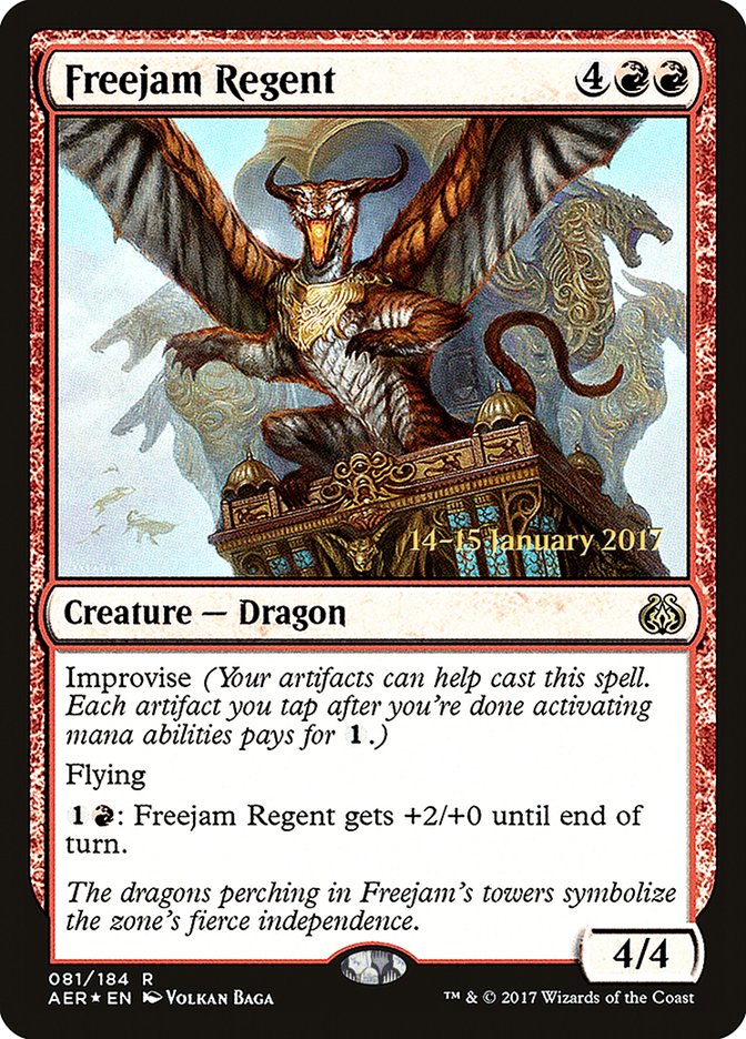 Freejam Regent [Aether Revolt Prerelease Promos] | Exor Games New Glasgow