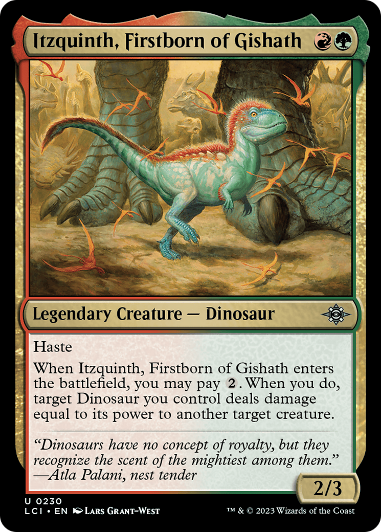 Itzquinth, Firstborn of Gishath [The Lost Caverns of Ixalan] | Exor Games New Glasgow