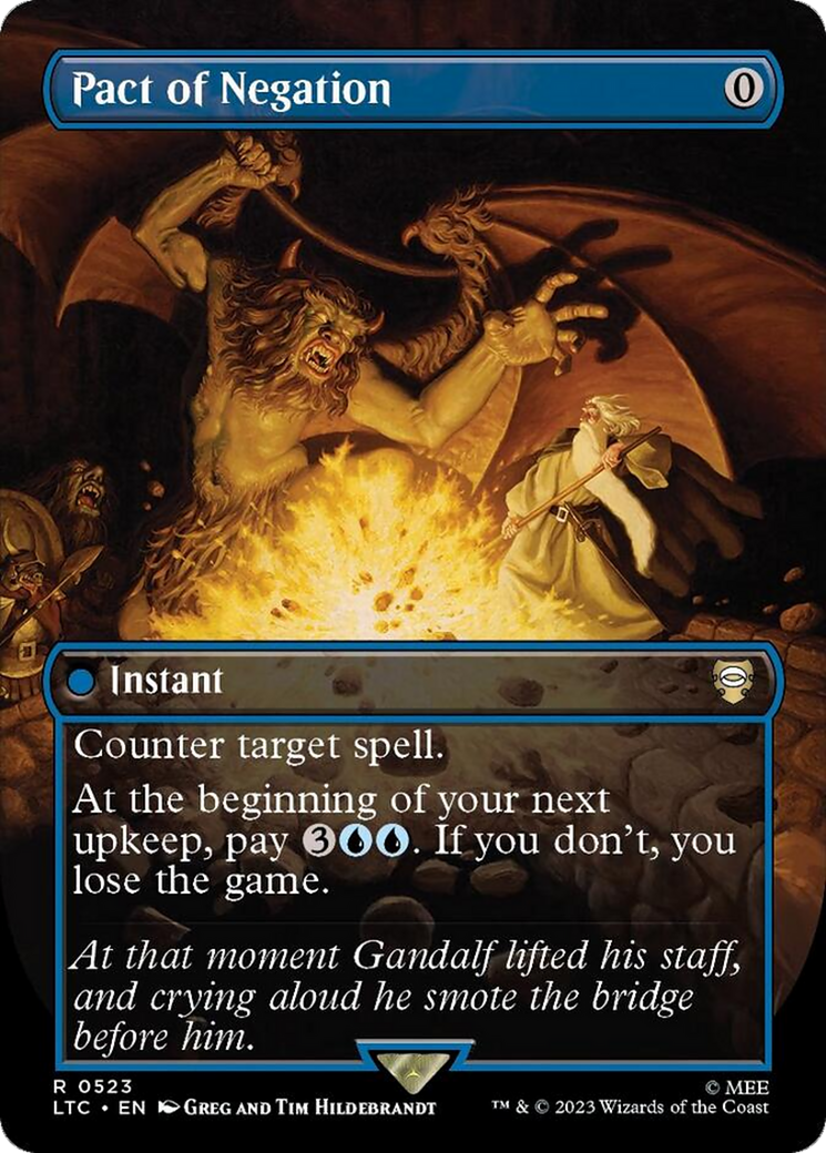 Pact of Negation (Borderless) [The Lord of the Rings: Tales of Middle-Earth Commander] | Exor Games New Glasgow