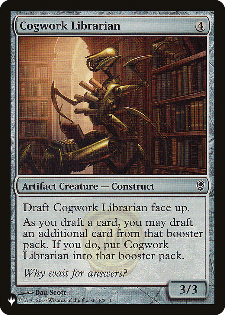 Cogwork Librarian [The List Reprints] | Exor Games New Glasgow