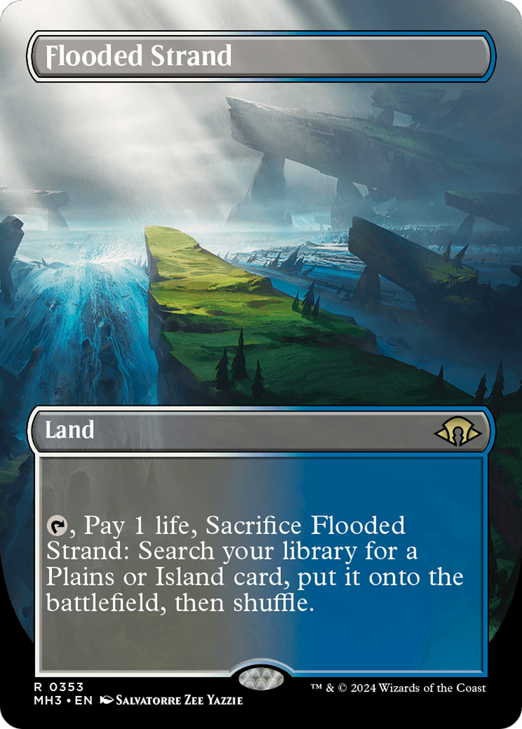 Flooded Strand (Borderless) [Modern Horizons 3] | Exor Games New Glasgow