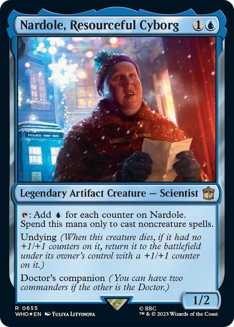 Nardole, Resourceful Cyborg (Surge Foil) [Doctor Who] | Exor Games New Glasgow