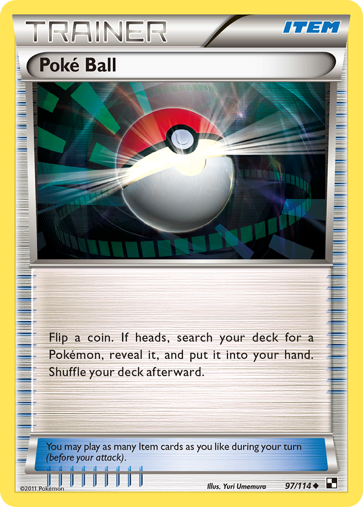 Poke Ball (97/114) [Black & White: Base Set] | Exor Games New Glasgow