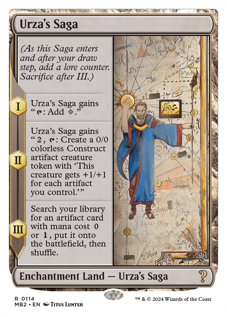 Urza's Saga (White Border) [Mystery Booster 2] | Exor Games New Glasgow