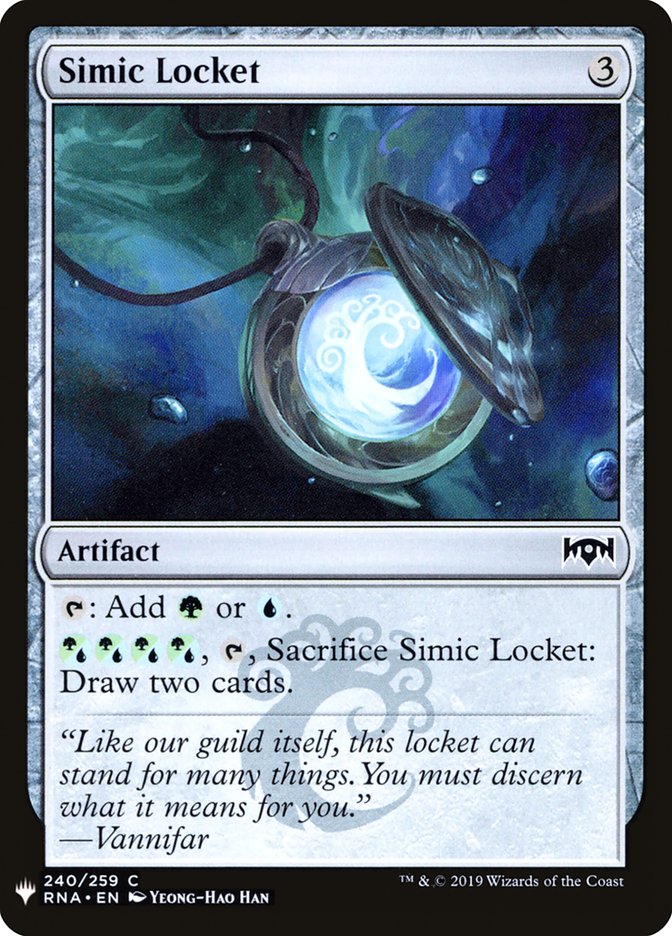Simic Locket [Mystery Booster] | Exor Games New Glasgow
