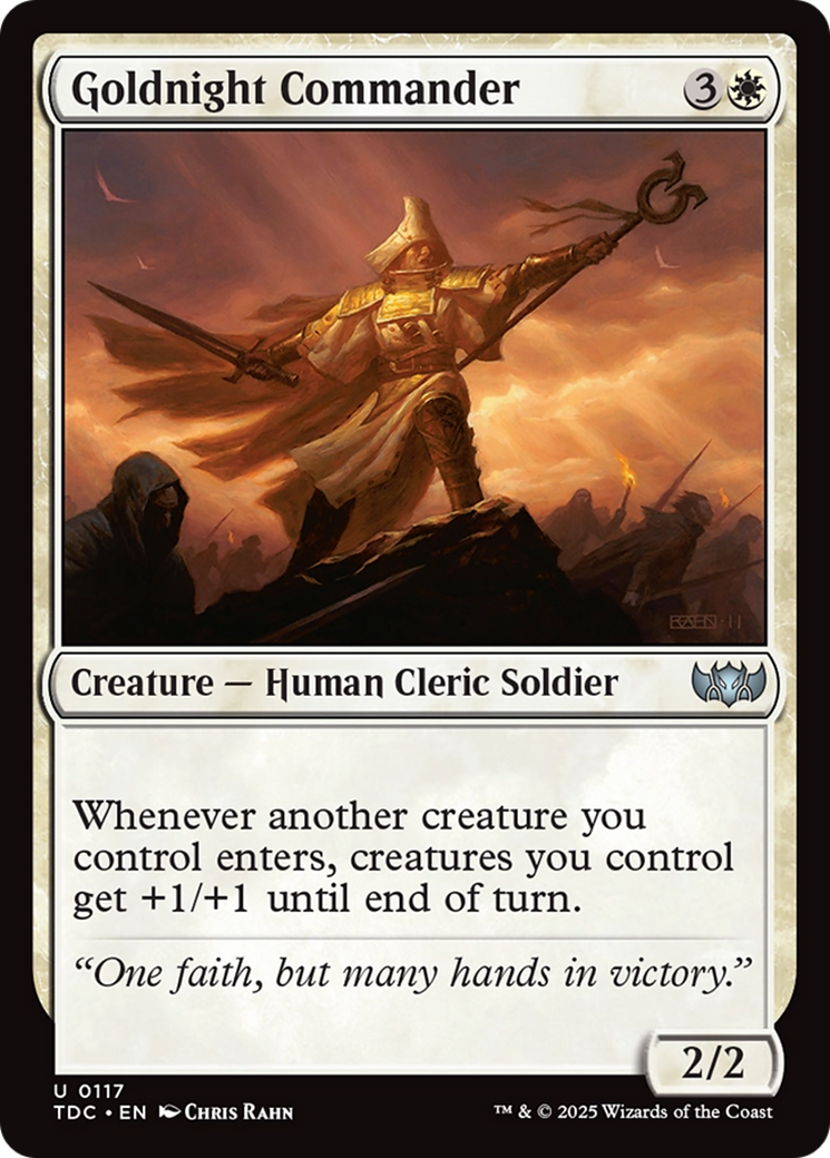 Goldnight Commander [Tarkir: Dragonstorm Commander] | Exor Games New Glasgow