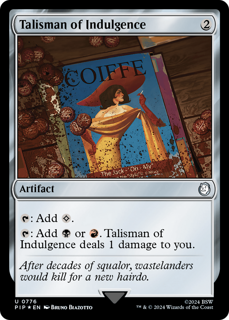 Talisman of Indulgence (Surge Foil) [Fallout] | Exor Games New Glasgow