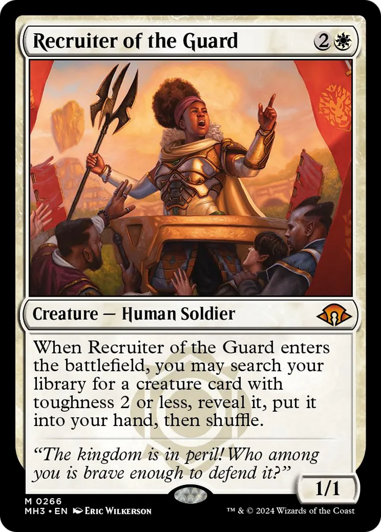 Recruiter of the Guard [Modern Horizons 3] | Exor Games New Glasgow