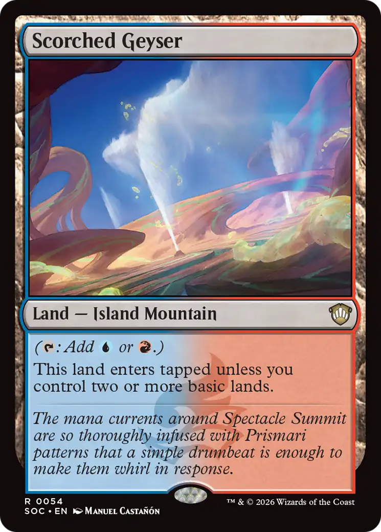 Scorched Geyser [Secrets of Strixhaven Commander] | Exor Games New Glasgow