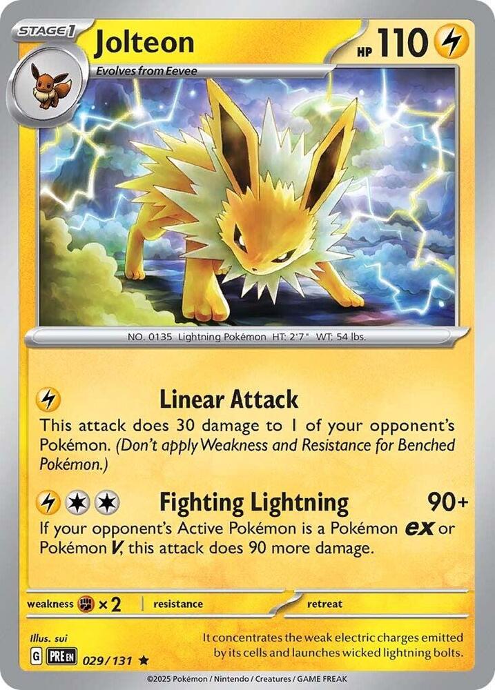 Jolteon (029/131) [Scarlet & Violet: Prismatic Evolutions] | Exor Games New Glasgow