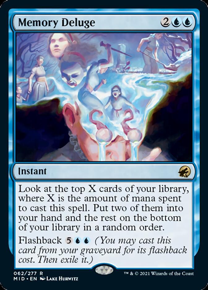 Memory Deluge [Innistrad: Midnight Hunt] | Exor Games New Glasgow