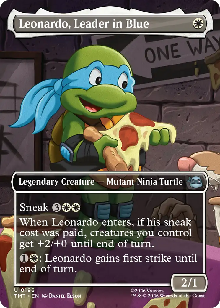 Leonardo, Leader in Blue (Borderless) [Teenage Mutant Ninja Turtles] | Exor Games New Glasgow