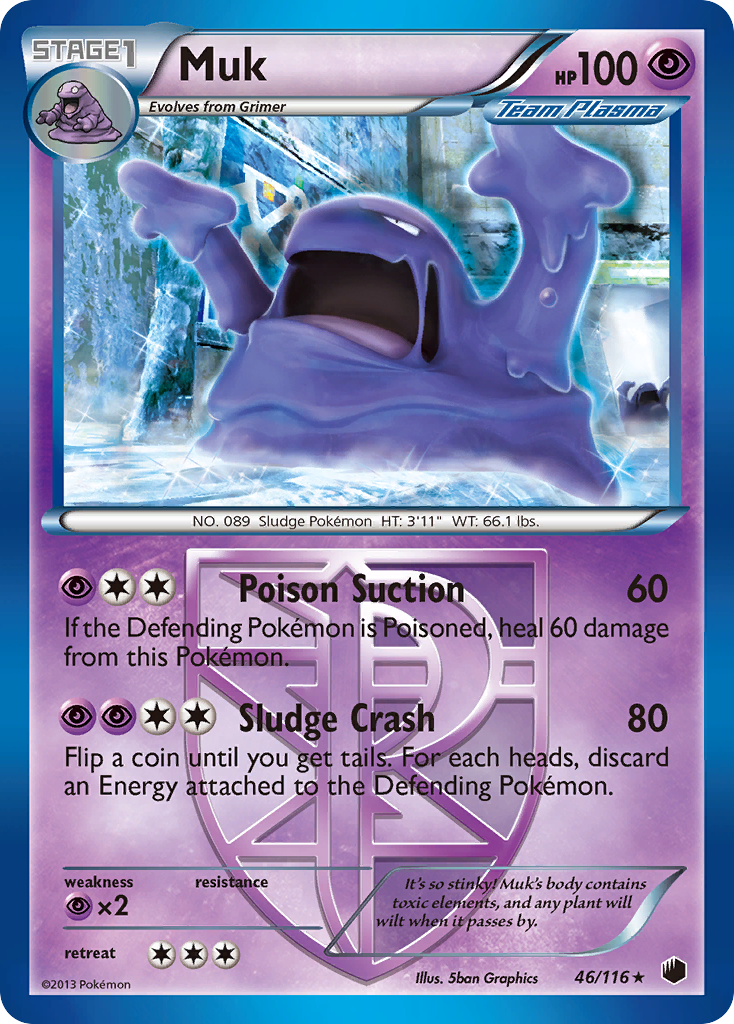 Muk (46/116) [Black & White: Plasma Freeze] | Exor Games New Glasgow