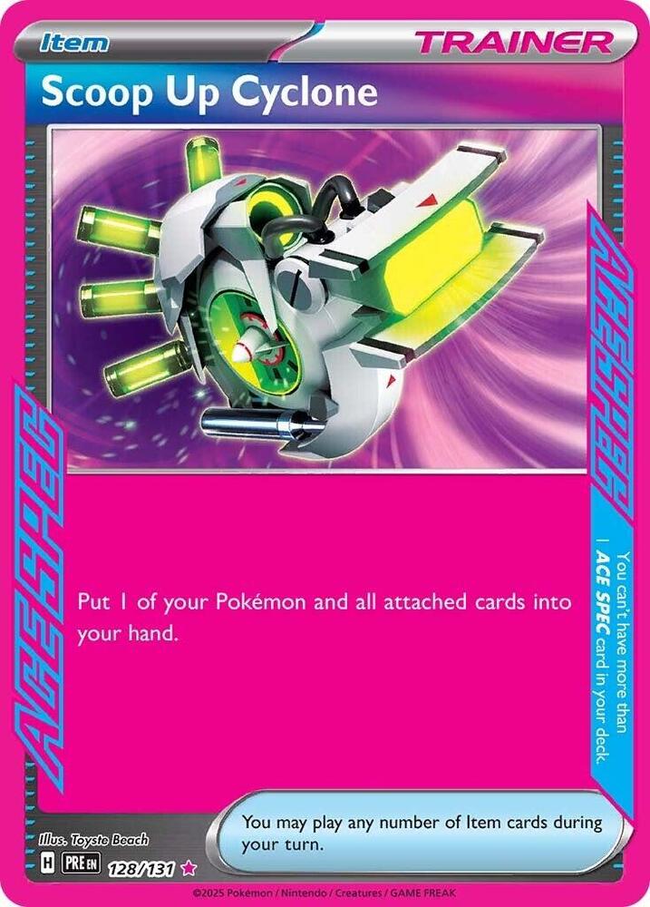 Scoop Up Cyclone (128/131) [Scarlet & Violet: Prismatic Evolutions] | Exor Games New Glasgow