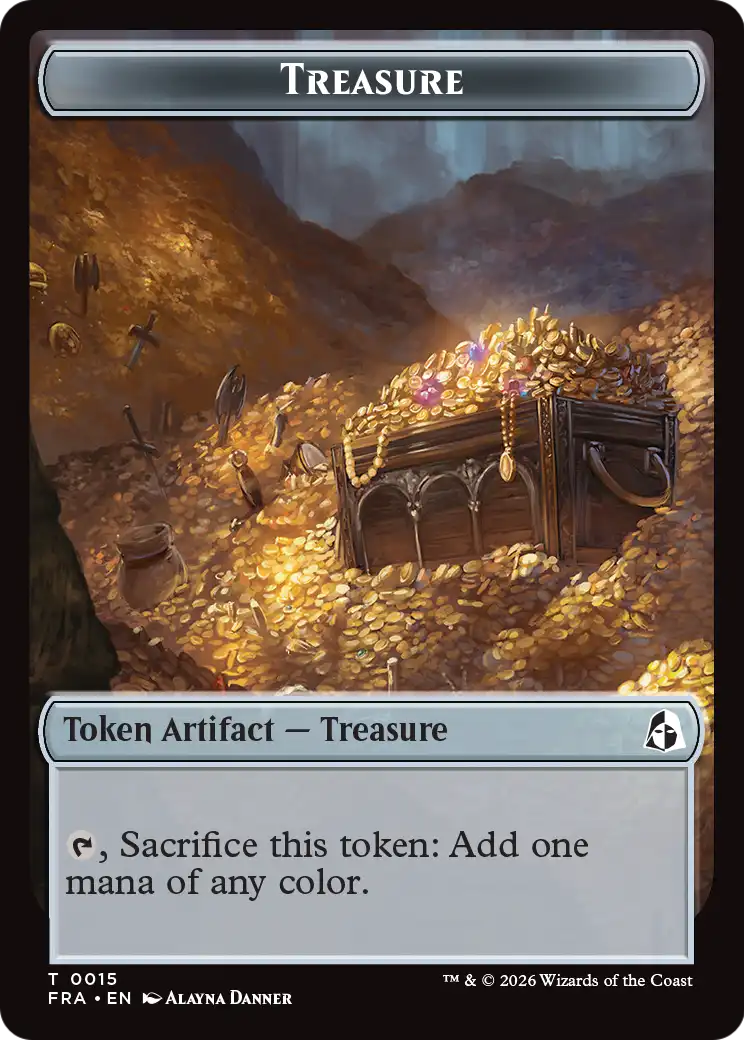Angel (0003) // Treasure Double-Sided Token [Reality Fracture Tokens] | Exor Games New Glasgow